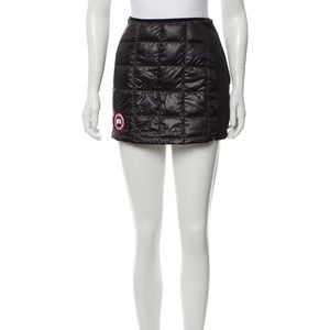 CANADA GOOSE - Quilted Down Mini Skirt XXS